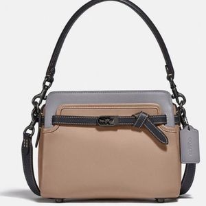 *NWT* COACH TATE CARRYALL COLORBLOCK GRANITE